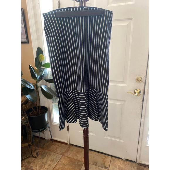 ANNE TAYLOR STRIPED MERMAID STYLE SKIRT SIZE M - Picture 1 of 7